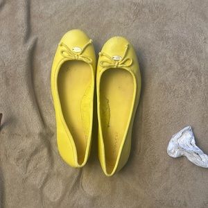 Coach shoes, fair used condition, some scratches of leather on toe area